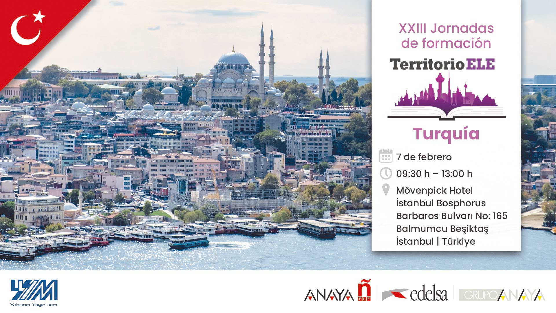 Estambul | XXIII Jornadas de formación Territorio ELE en Turquía