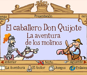 El caballero Don Quijote y la aventura de los molinos | Edelsa